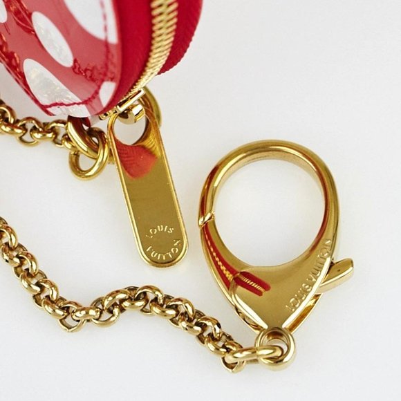 LOUIS VUITTON x YAYOI KUSAMA 'Chapeau Polka Dots' (Red) Monogram Coin Purse NIB! - Picture 3 of 16